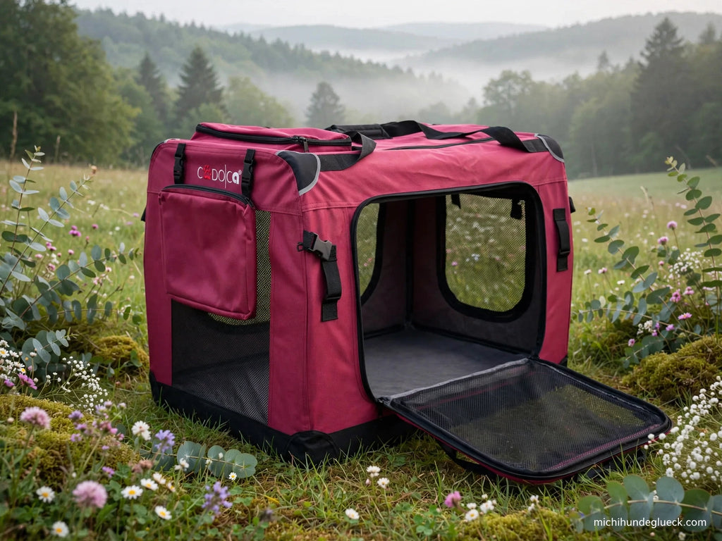 CADOCA Faltbox XL 82x56x58cm Beere-Pink