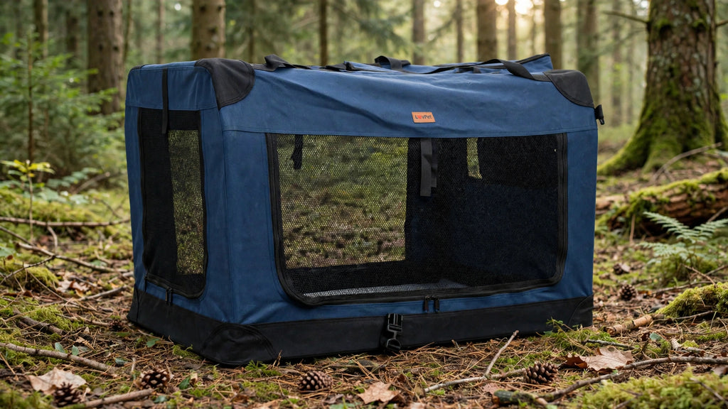 LovPet Faltbox XXL 90x60x60cm Blau