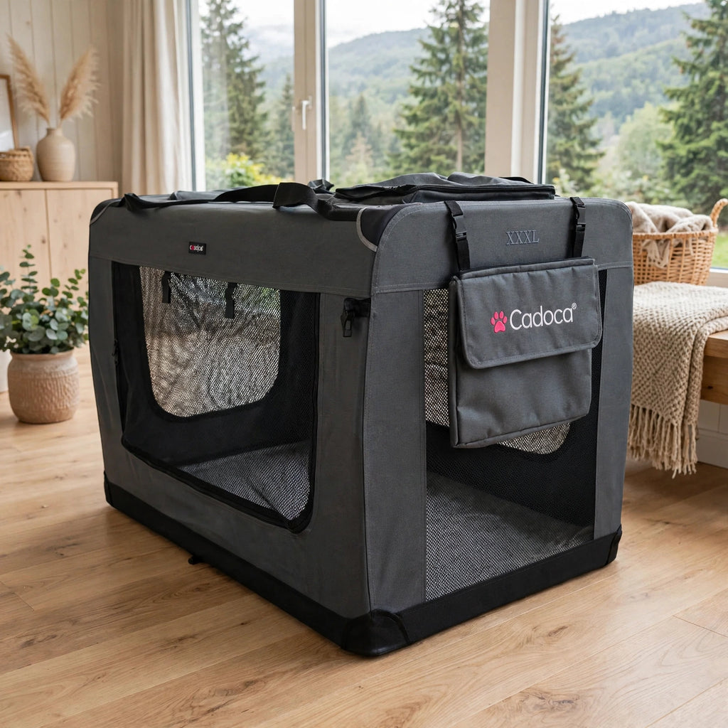 CADOCA Faltbox XXXL in edlem Dunkelgrau/Anthrazit 1