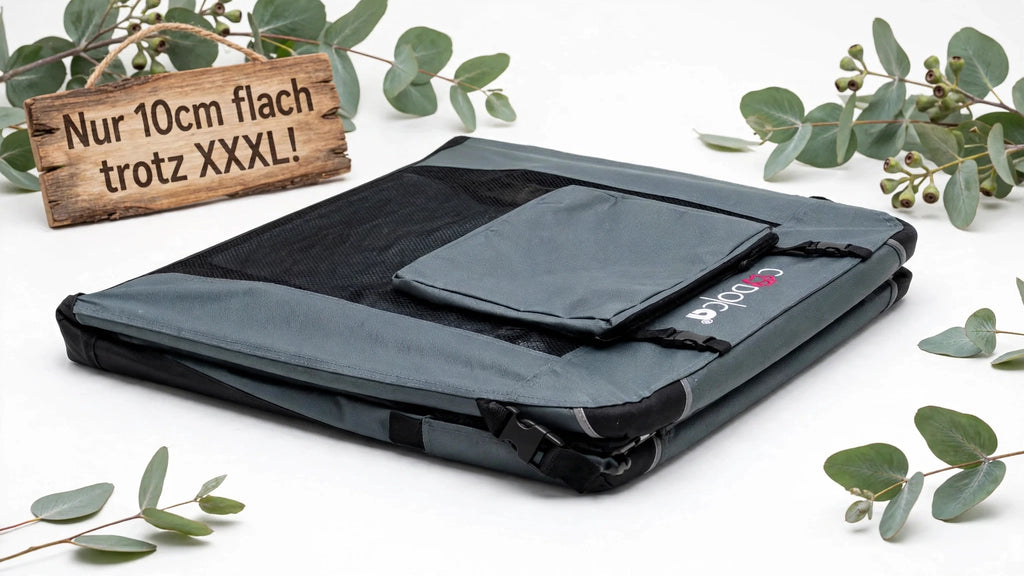 CADOCA Faltbox XXXL in edlem Dunkelgrau/Anthrazit 1