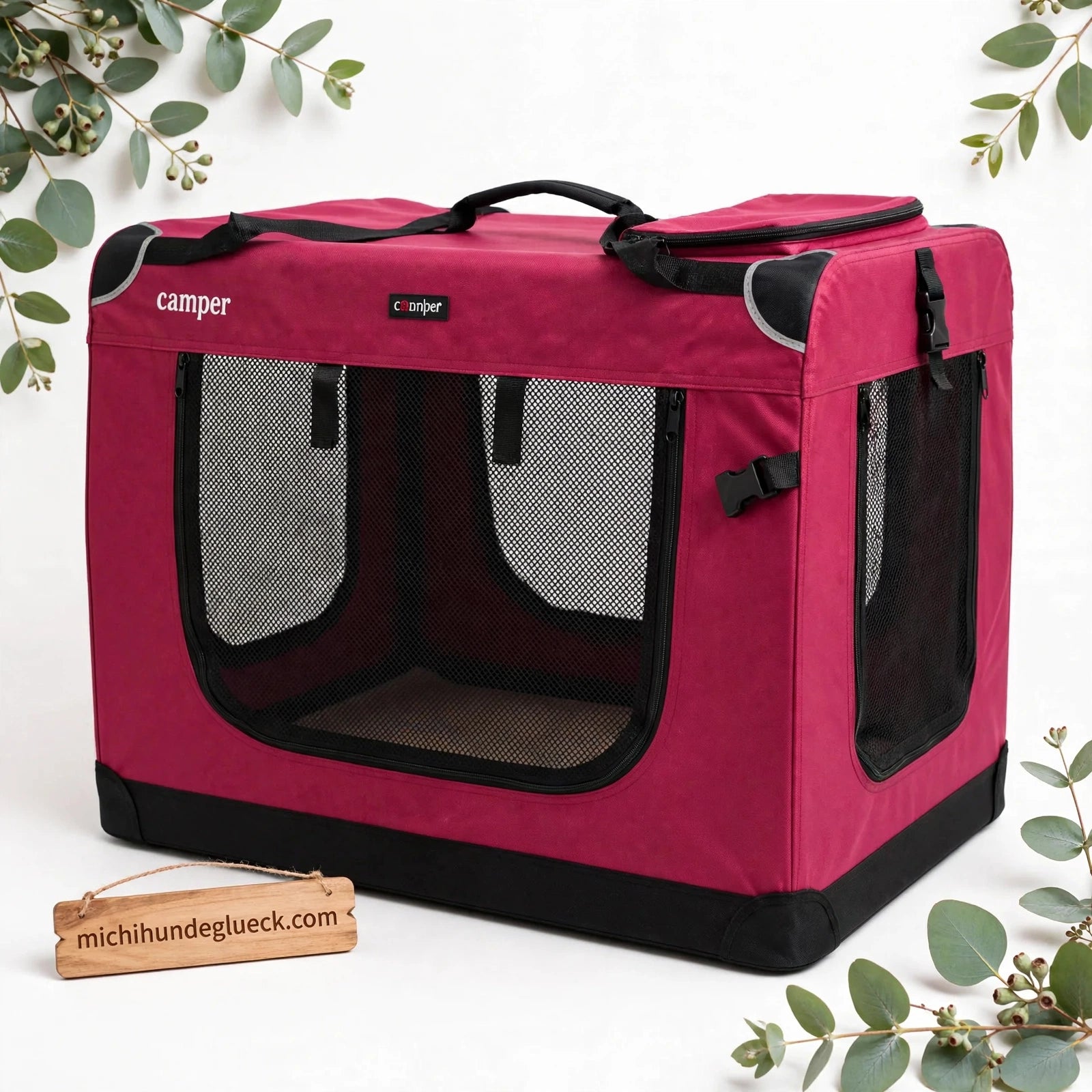 CADOCA Faltbox XL 82x56x58cm Beere-Pink