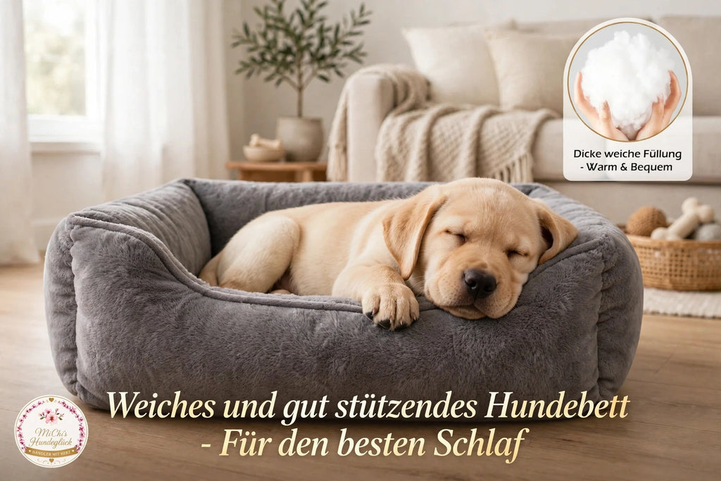 Kuschel-Hundebett Weich & Stützend - Der Lieblingsplatz