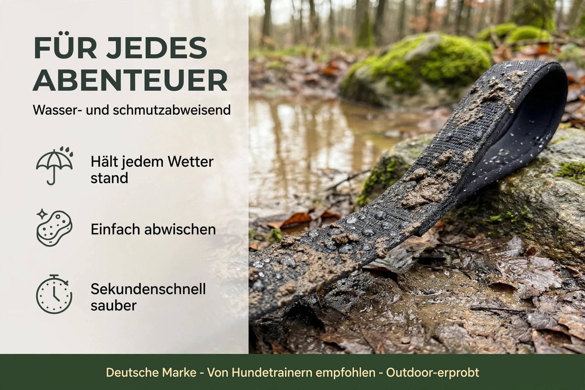 Schleppleine 10m für Hunde - Gepolsterte Trainingsleine wasserabweisend & reißfest mit Stahl-Karabiner | Inkl. Beutel + E-Book | Für mittlere & große Hunde