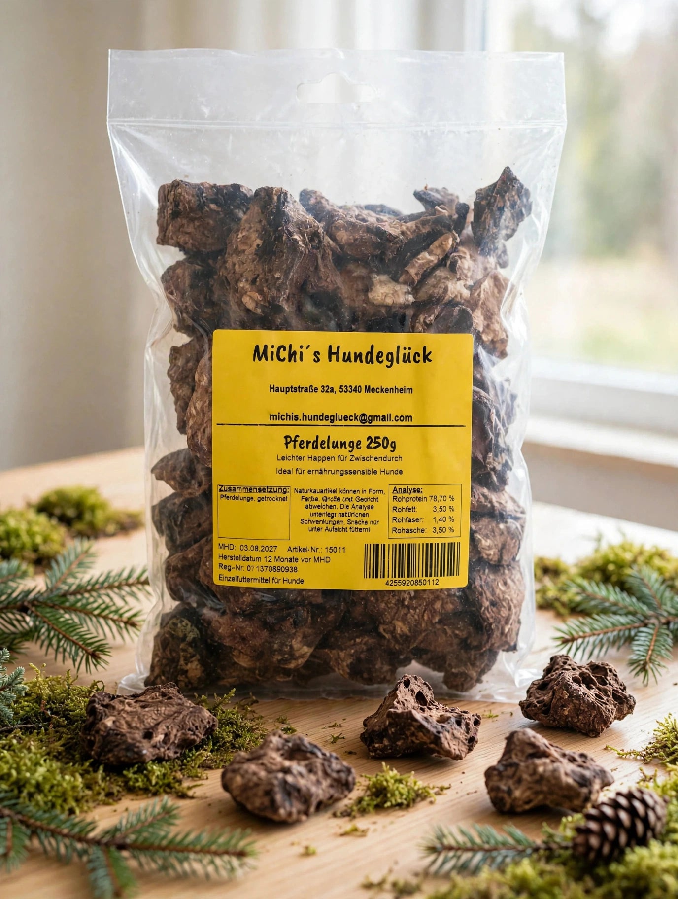 PFERDELUNGE WÜRFEL 250g – Der leichte Knusper-Snack