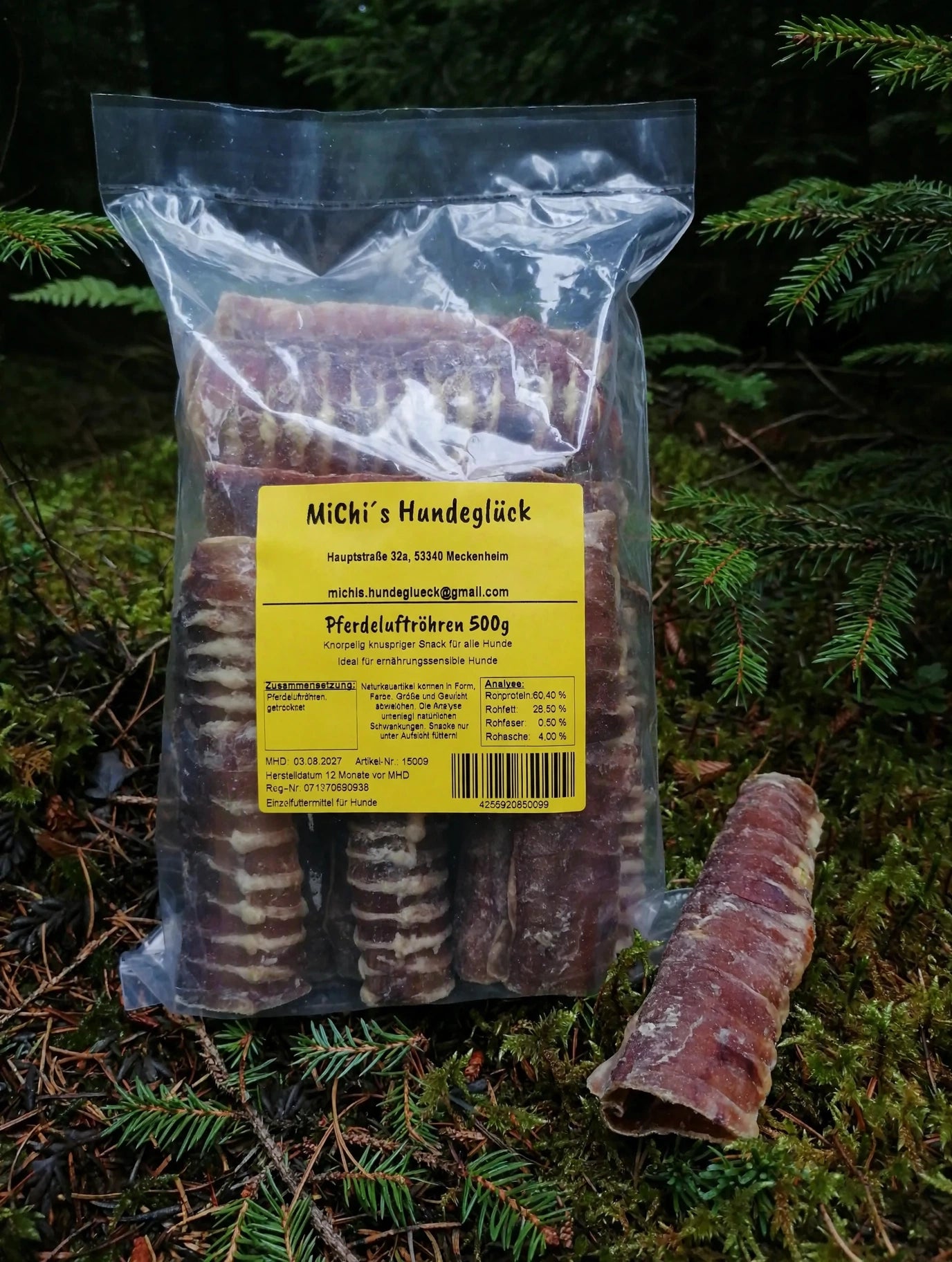 500gr getrocknete Pferdeluftröhre
