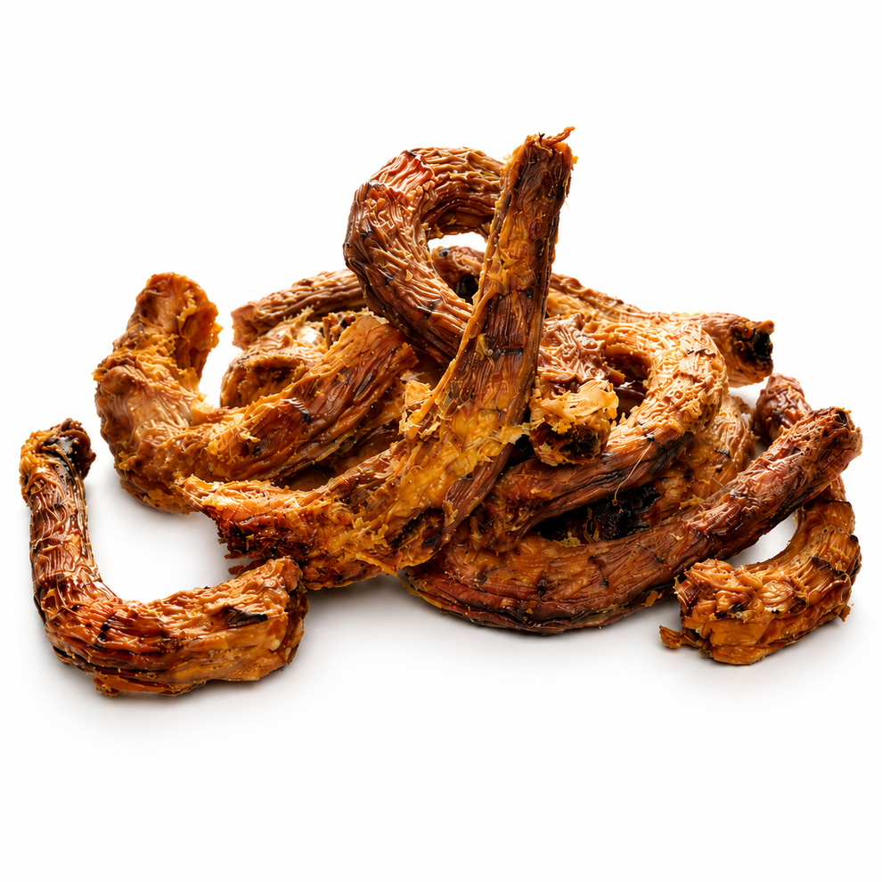 HÄHNCHENHÄLSE 200g – Knusprig krosser Snack für Zwischendurch 🐔